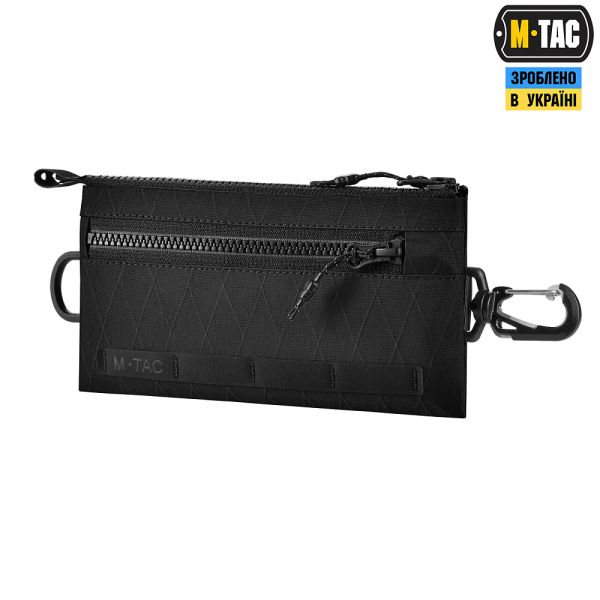 M-Tac гаманець горизонтальний з карабіном X-Pac Elite Black