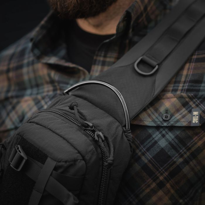M-Tac сумка Sling Civilian Lite-NR Black