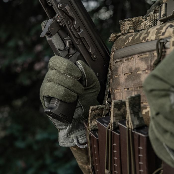 M-Tac рукавички Nomex Sport Leather Olive