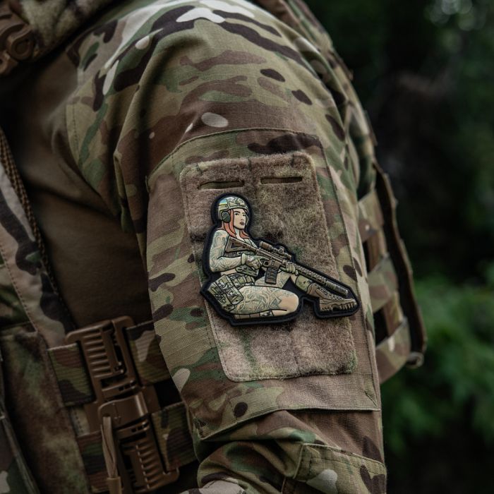 M-Tac нашивка Tactical girl №2 Skandinavik PVC MC