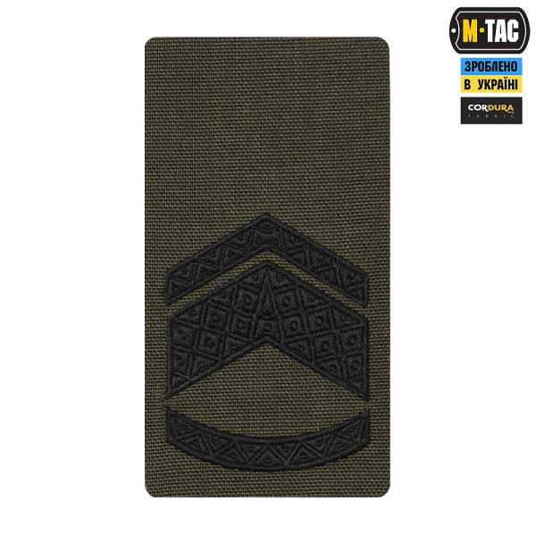 M-Tac погон на липучці Майстер сержант (вишивка) Ranger Green