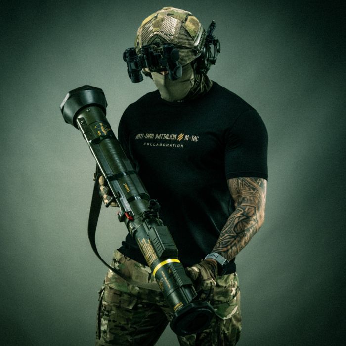 M-Tac футболка Anti-tank Battalion Black