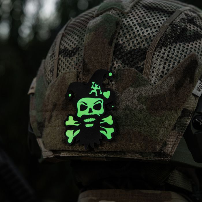 M-Tac нашивка Посміхнись Black/GID