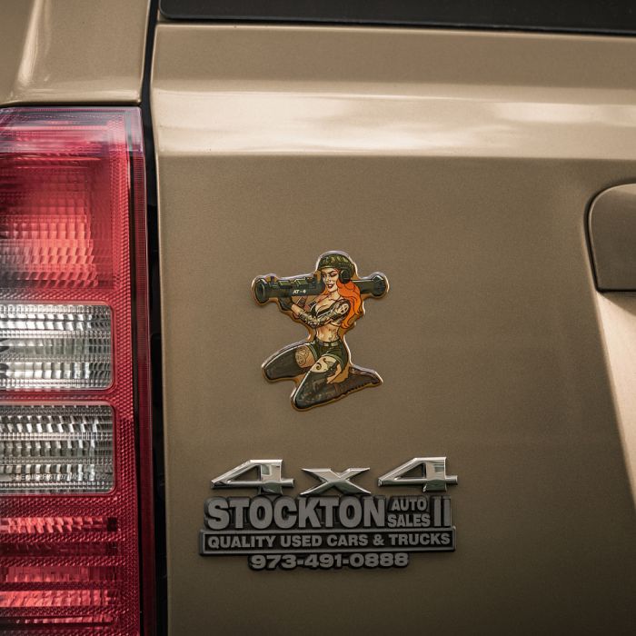 M-Tac наклейка об'ємна Tactical girl №10 AT4 Скандінавік