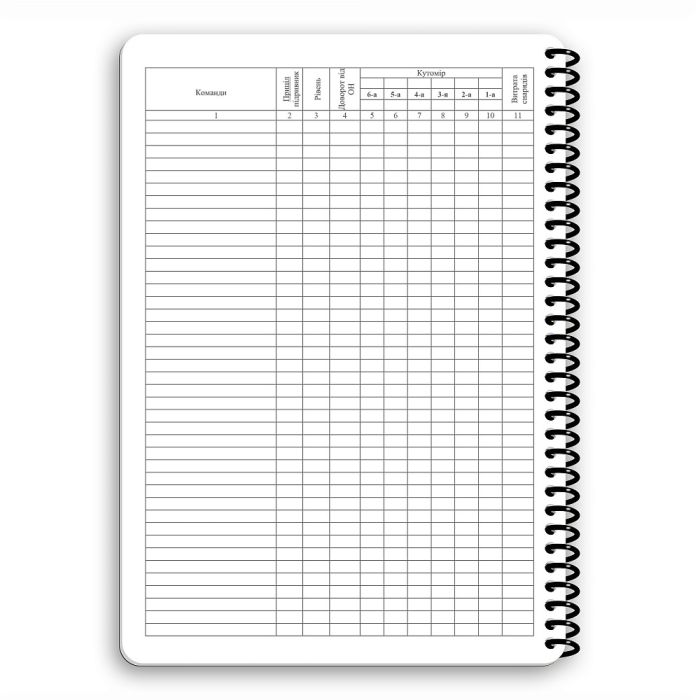 Ecopybook Tactical Блокнот Старшого офіцера батареї