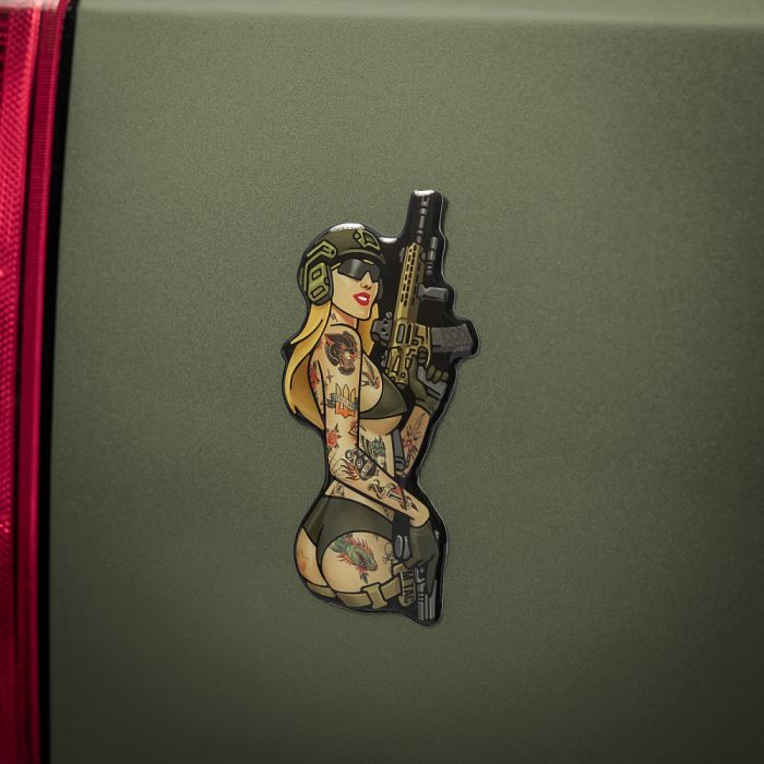 M-Tac наклейка об'ємна Tactical girl №4 tattoo Пантера