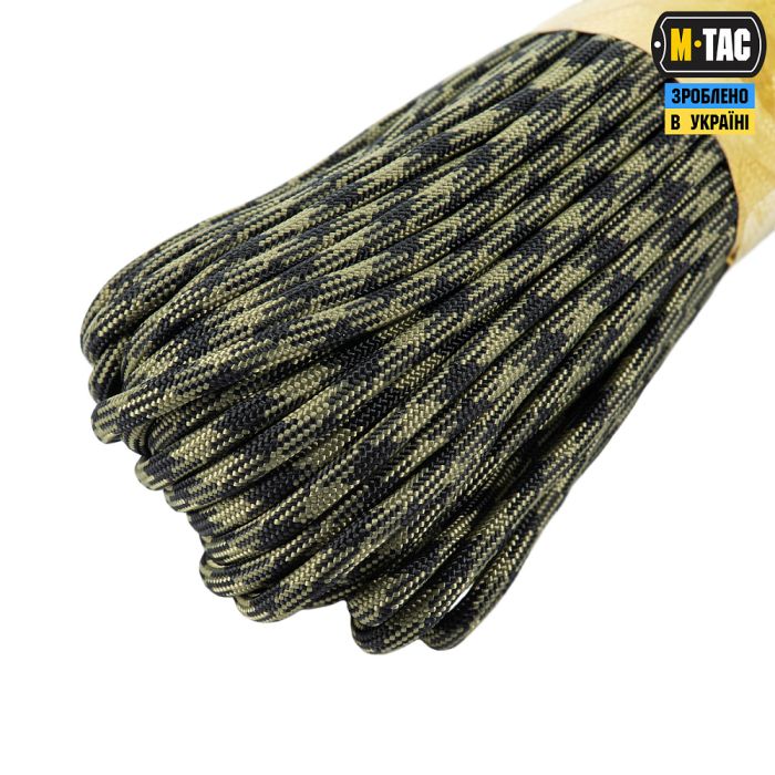 M-Tac паракорд 550 type III Black & Army Green 30м