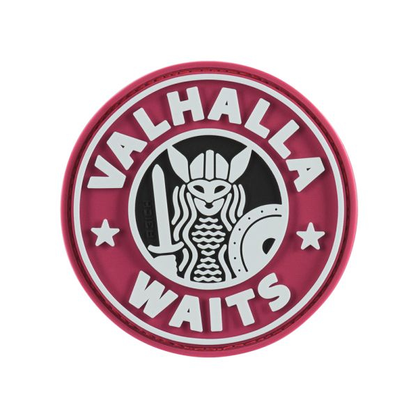 R3ICH нашивка Valhalla Waits pink