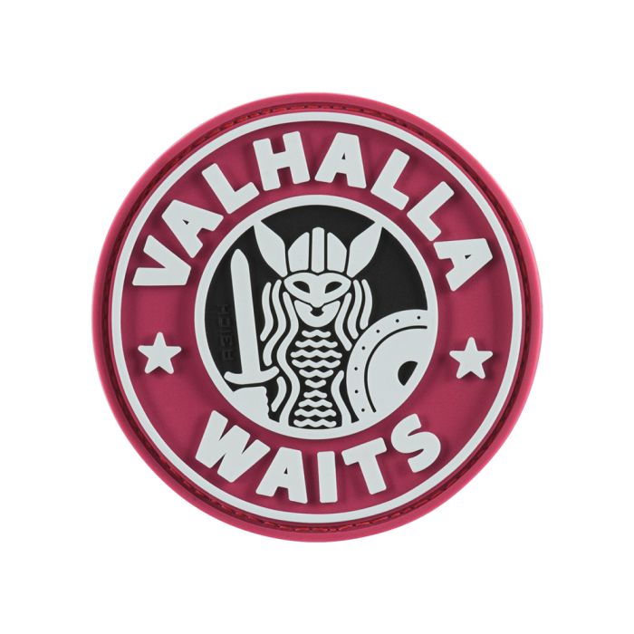 R3ICH нашивка Valhalla Waits pink