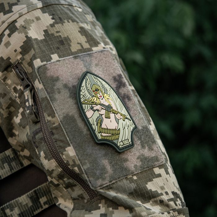 M-Tac нашивка Піка Валькірія PVC olive
