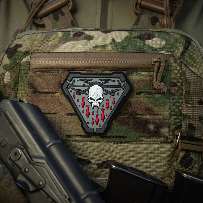 M-Tac нашивка Vampir PVC Black/Grey