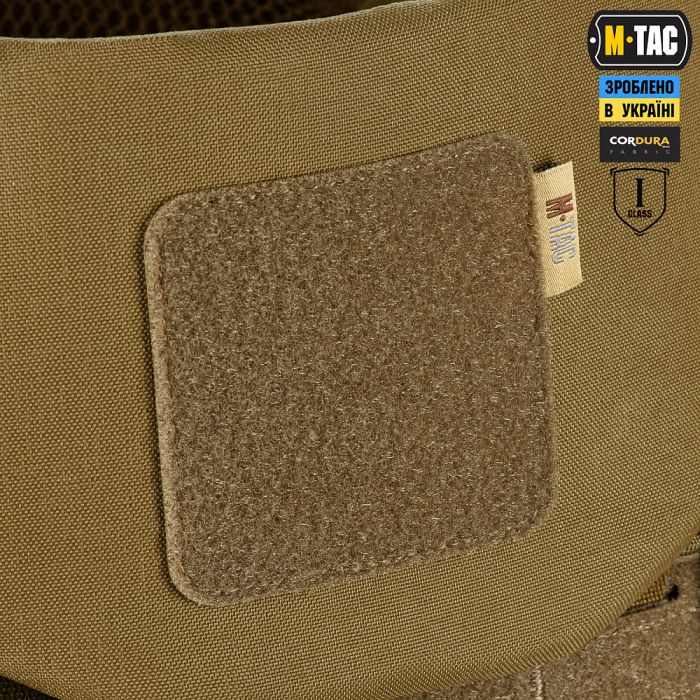 M-Tac Горжет сумісний з активними навушниками 1 клас захисту Elite Coyote