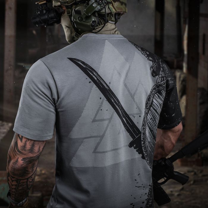 M-Tac футболка Warrior Oversize Light Grey