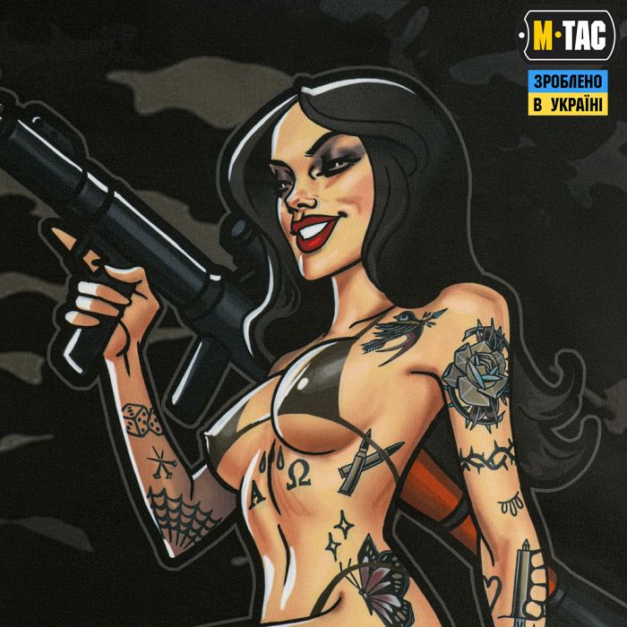 M-Tac панель для нашивок Tactical girl RPG 900x1300 Black MC