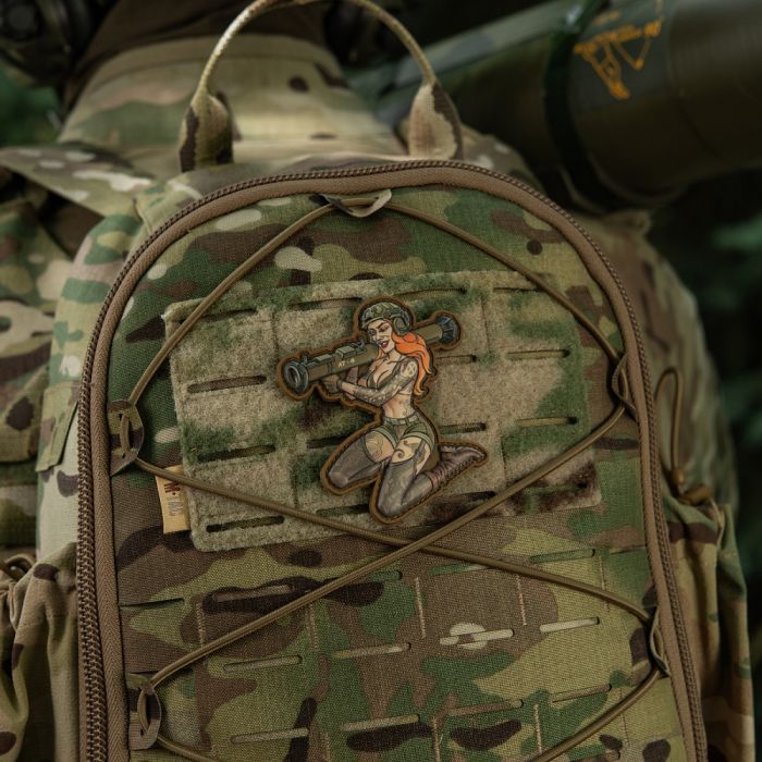 M-Tac нашивка Tactical girl №10 PVC Skandinavik