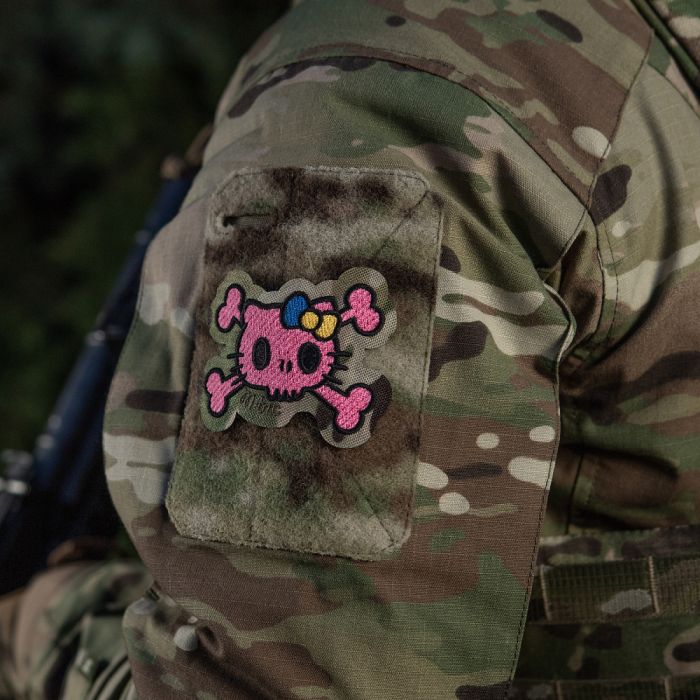 M-Tac нашивка KITTY (вишивка) Pink/Multicam