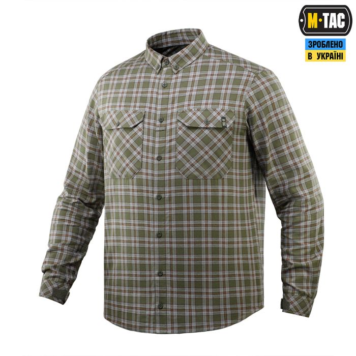 M-Tac сорочка Lumberjack Cotton Shirt Olive/Grey