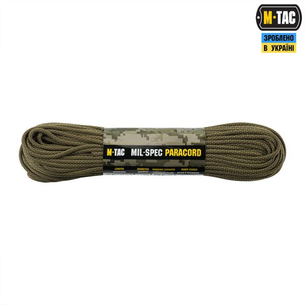 M-Tac паракорд 550 mil-spec 30m Coyote/Ranger Green Diamond