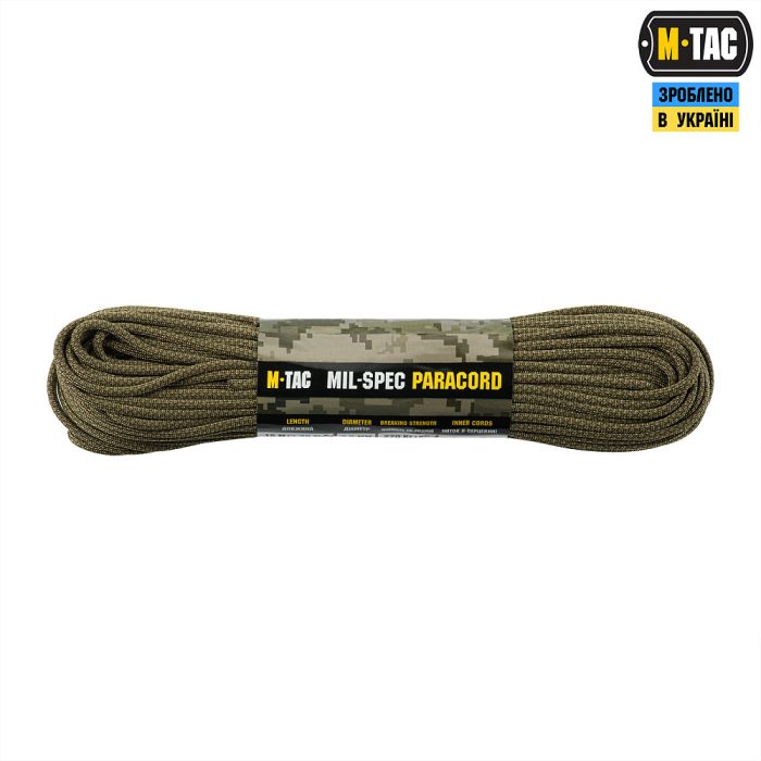 M-Tac паракорд 550 mil-spec 30m Coyote/Ranger Green Diamond