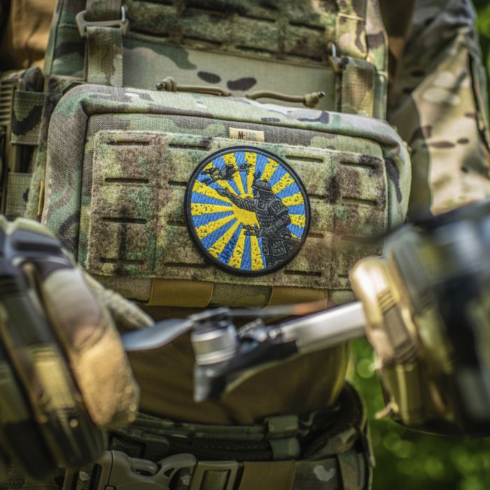 M-Tac нашивка Шлях Самурая (вишивка) Black/Yellow/Blue