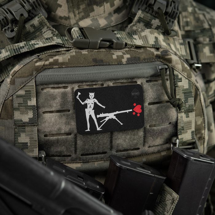 M-Tac нашивка прапор Чорна Борода СПГ-9 Black