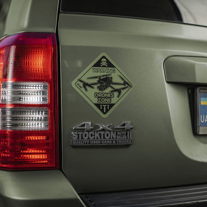 M-Tac наклейка Drones Zone Large Ranger Green