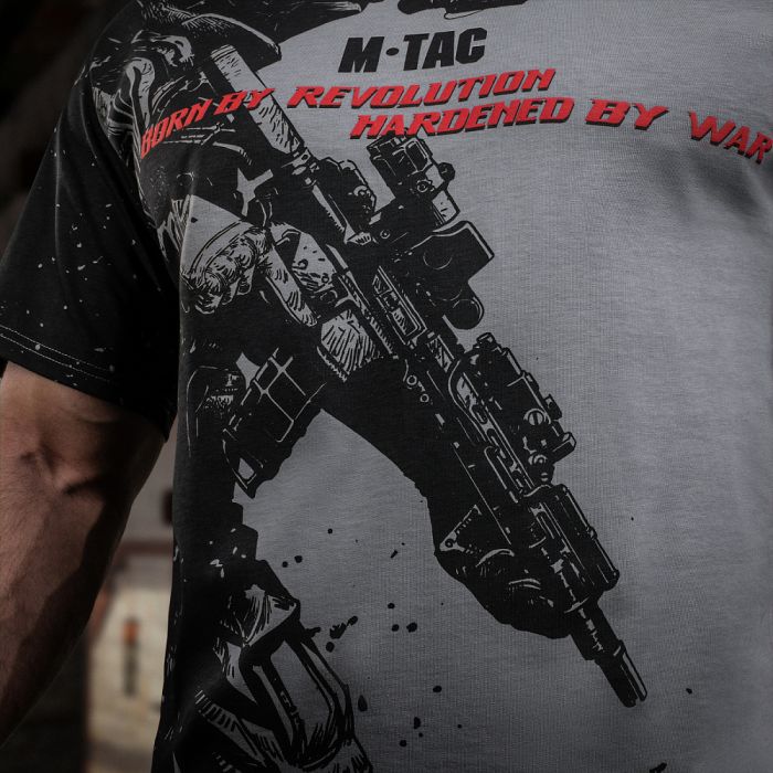 M-Tac футболка Warrior Oversize Light Grey