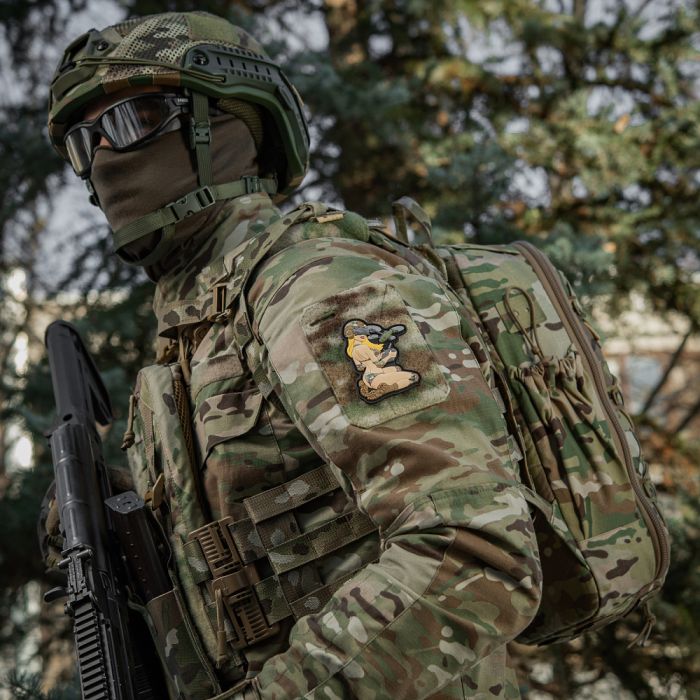 M-Tac нашивка Tactical girl №6 PVC Yellow/MC V2