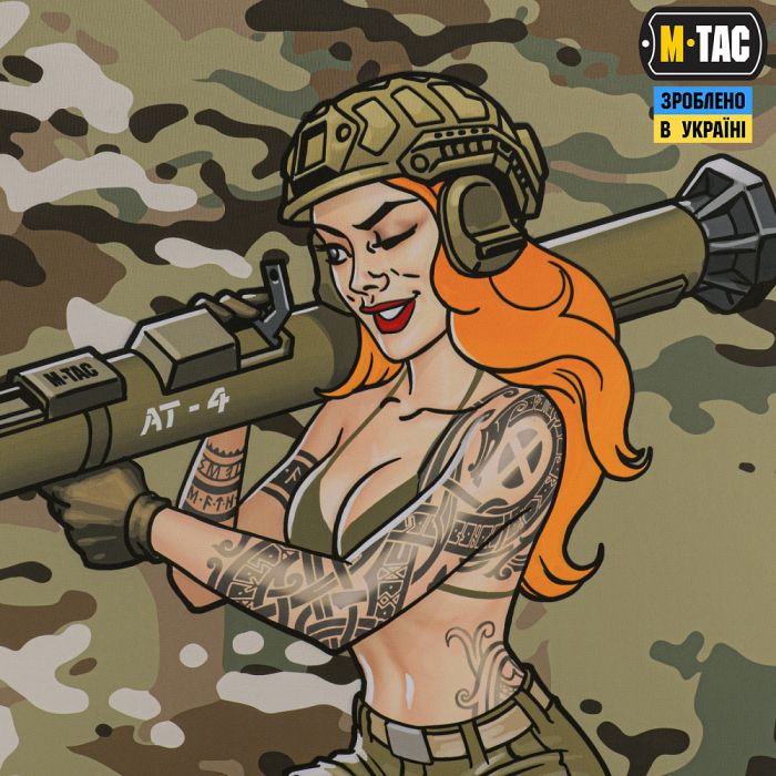 M-Tac банер Tactical girl AT-4 900x1300 MC