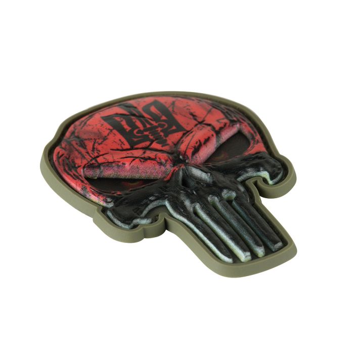 Нашивка Punisher Червоний