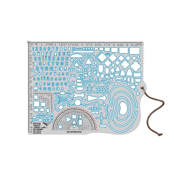 Ecopybook Tactical лінійка ВТЛ розвідника (blue)