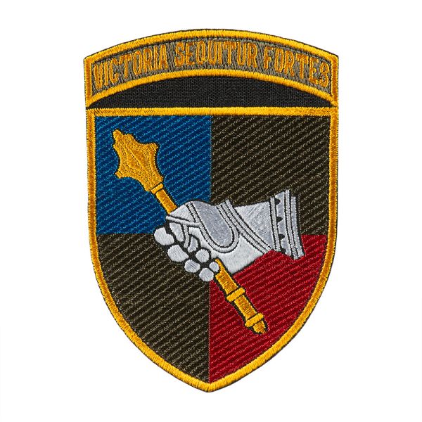 Шеврон Командування Сухопутних Військ Victoria Sequitur Fortes