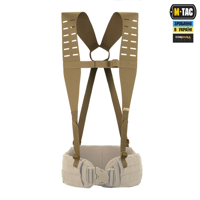 M-Tac ремені плечові для тактичного пояса Laser Cut Coyote