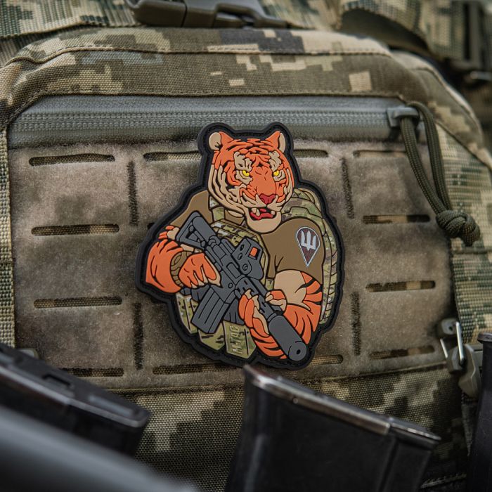 M-Tac нашивка Тигр ДШВ PVC