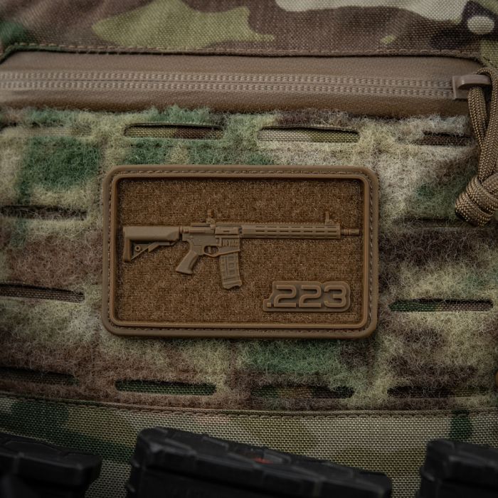 M-Tac нашивка AR-15 Velcro/PVC Coyote