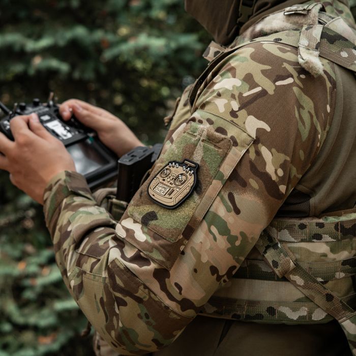 M-Tac нашивка пульт FPV койот (PVC)