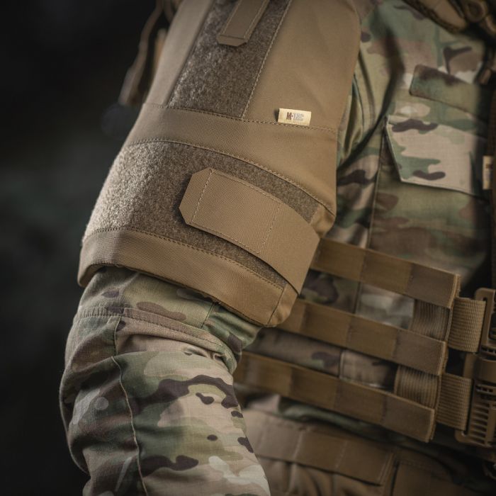 M-Tac плечовий захист з балістичними пакетами 1 клас для Cuirass QRS Coyote