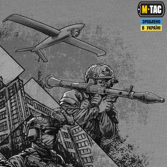 M-Tac футболка Хартія Oversize Light Grey