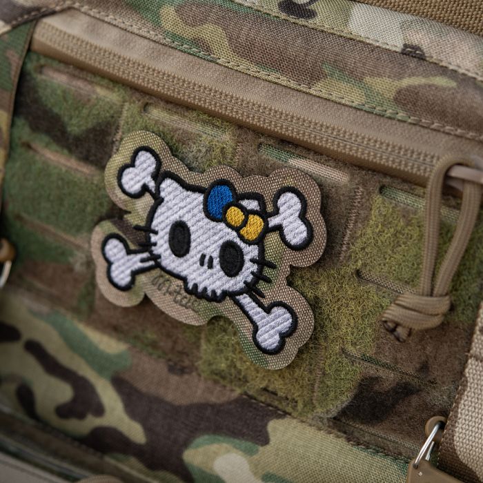 M-Tac нашивка KITTY (вишивка) White/Multicam