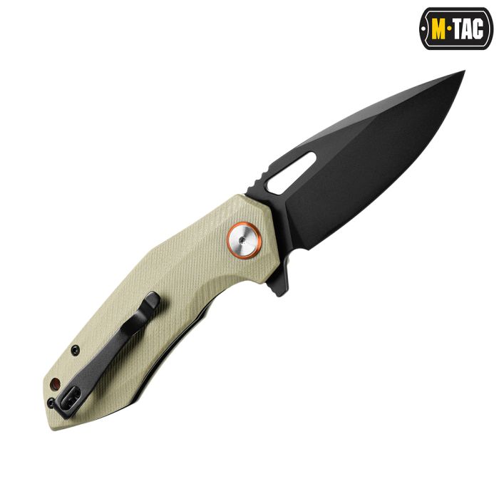 M-Tac ніж складний Type 12 Sand/Black