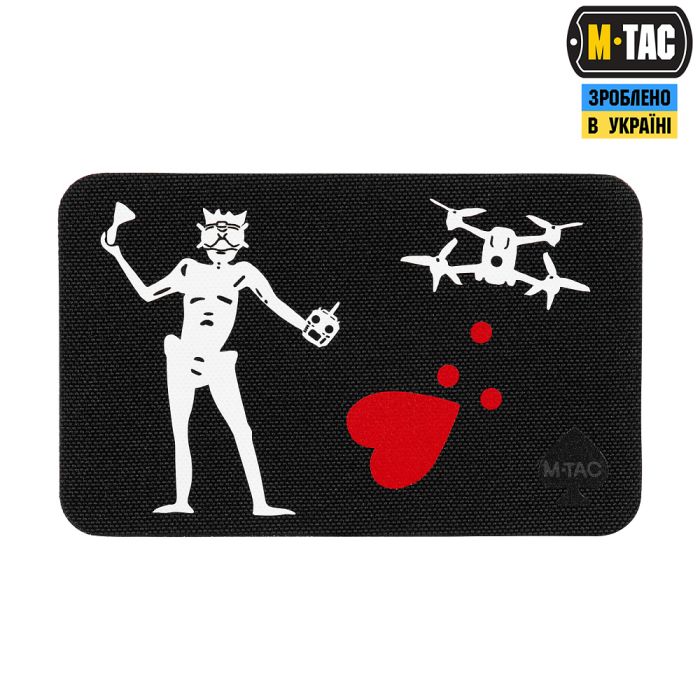 M-Tac нашивка прапор Чорна Борода Дрон Black