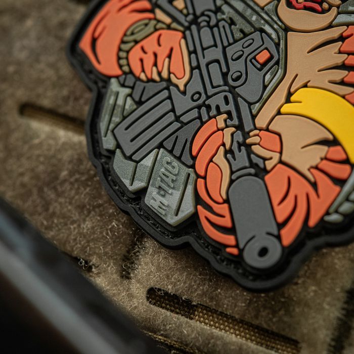 M-Tac нашивка Тигр Жовтий скотч PVC MM14