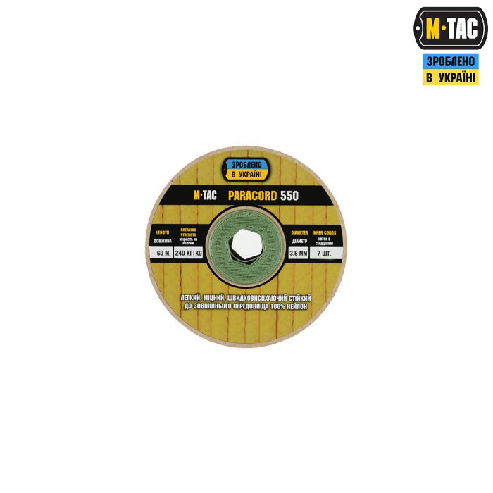M-Tac паракорд 550 type III 60m Officer