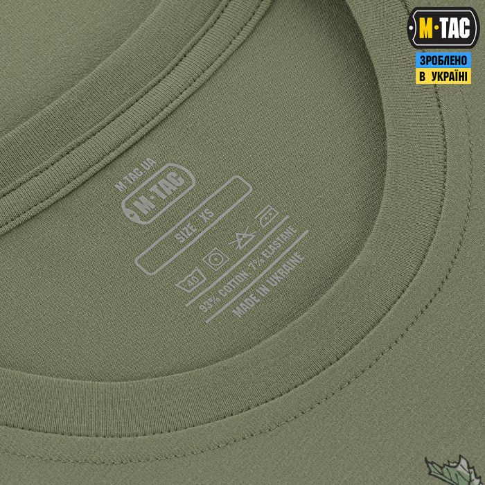 M-Tac футболка Тризуб калина camo Light Olive