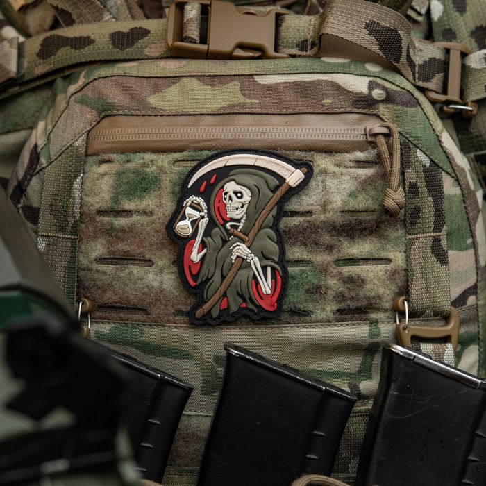 M-Tac нашивка Time PVC Black/Olive