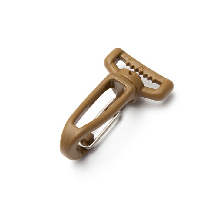Woojin Plastic карабін Stable Metal Hook 25mm Coyote