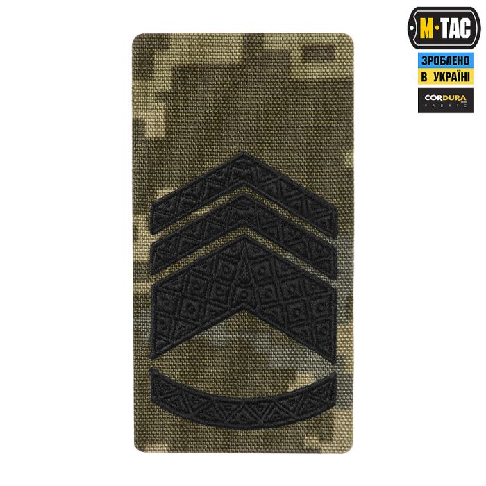 M-Tac погон на липучці Старший Майстер сержант (вишивка) MM14