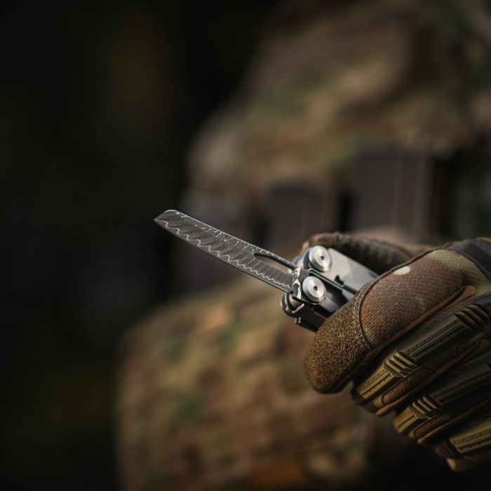 M-Tac мультитул Type 12 Steel/Damascus