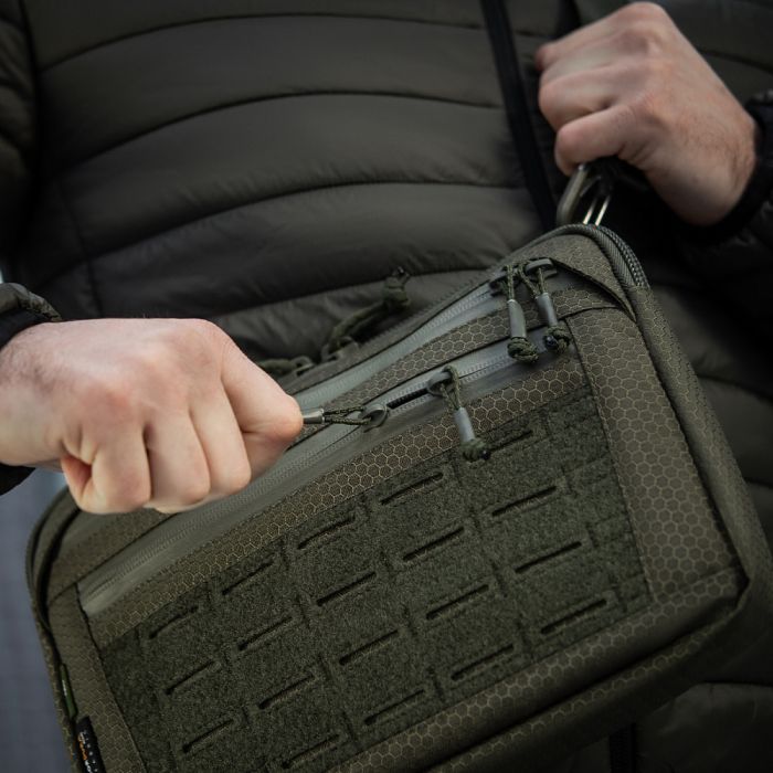 M-Tac сумка Admin Bag Medium Elite з липучкою Hex Ranger Green