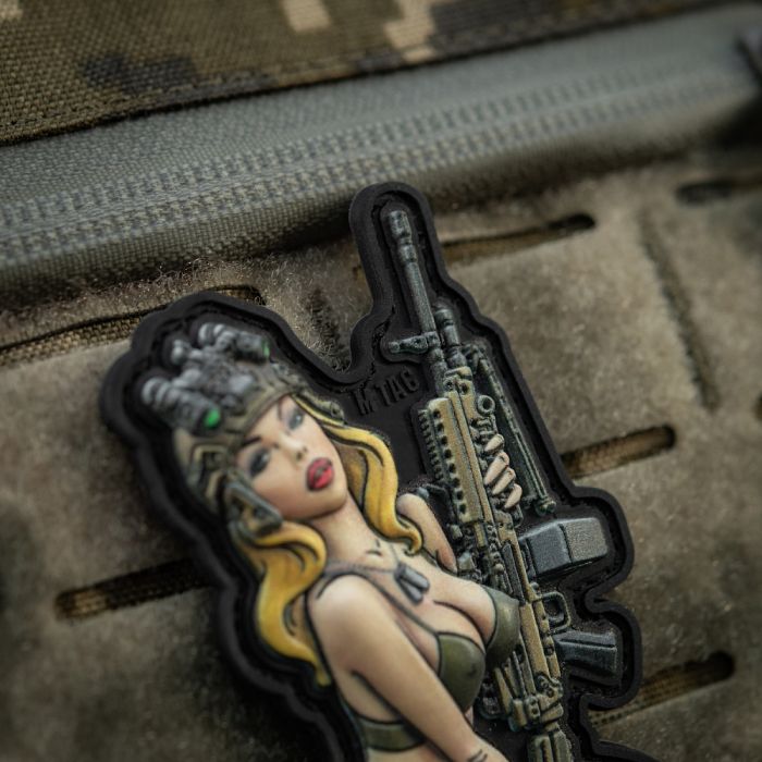 M-Tac нашивка Tactical girl №5 PVC Olive